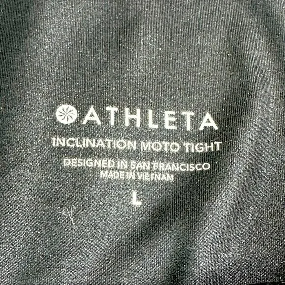 Athleta Inclination Moto Tight Leggings Activewear Pants - Picture 2 of 5